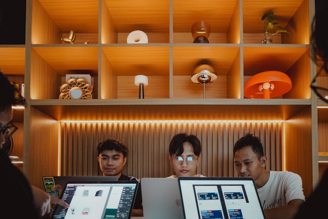 modern design studio workspace