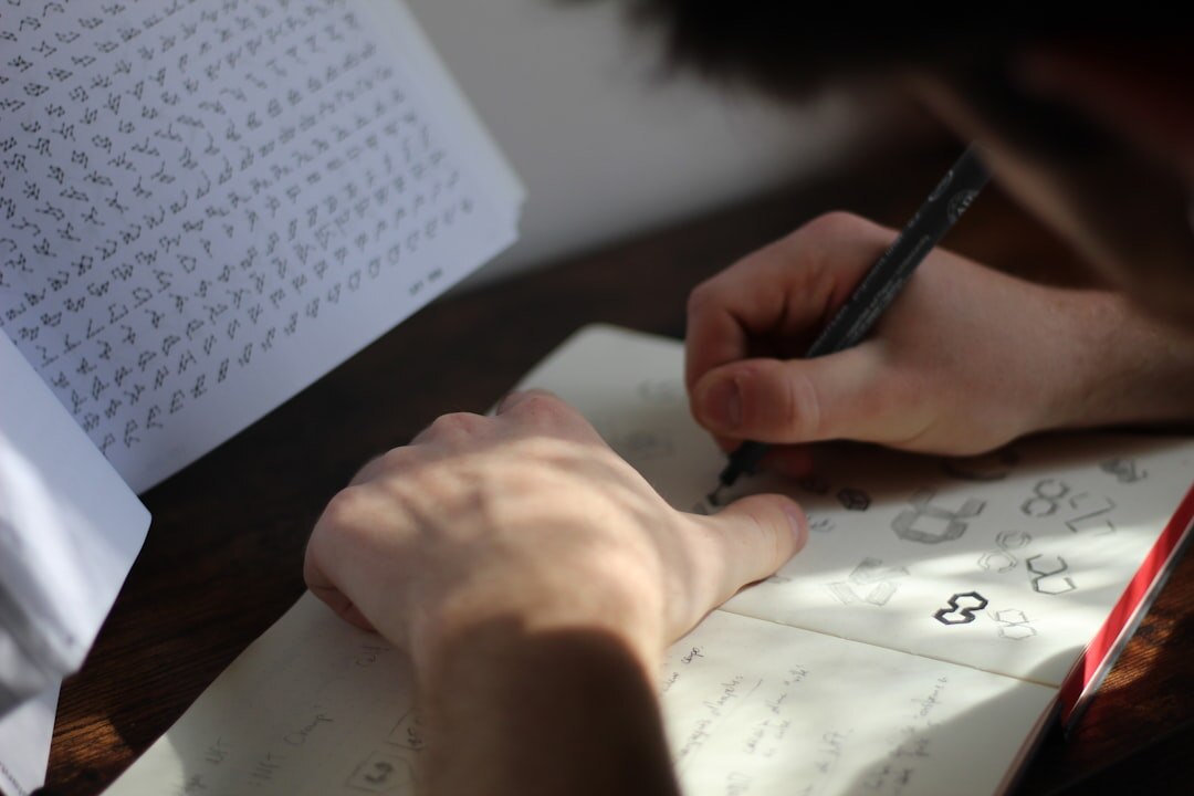 graphic designer working